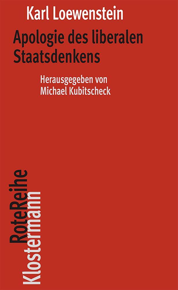 Apologie des liberalen Staatsdenkens main product photo