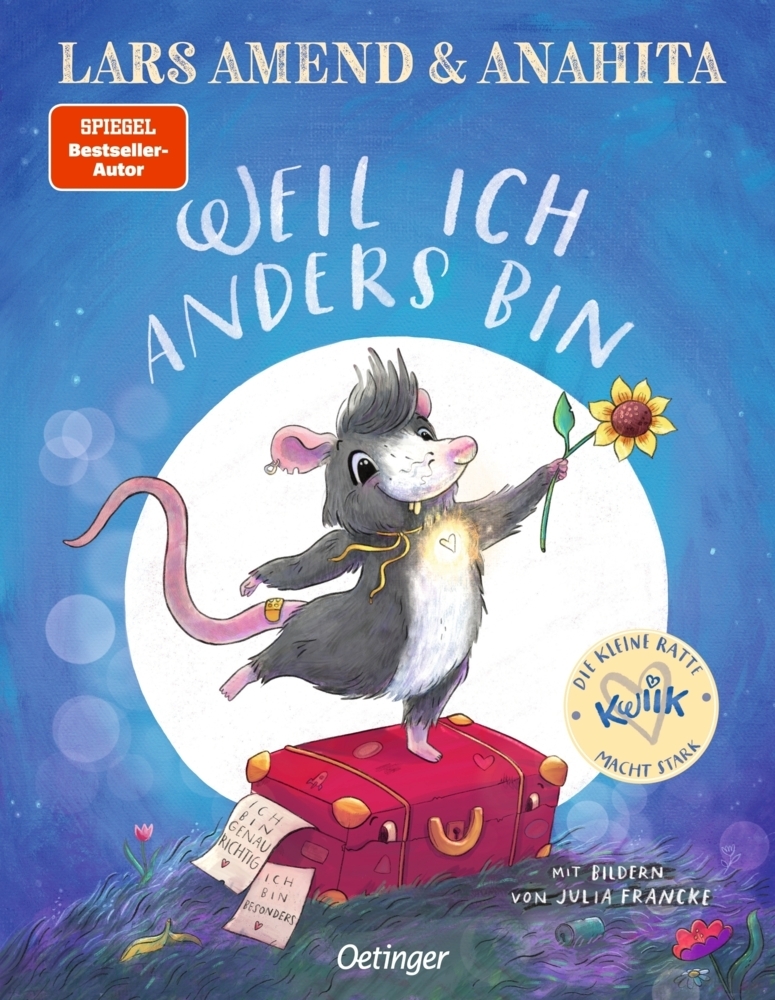 Die kleine Ratte Kwiik macht stark. Weil ich anders bin main product photo