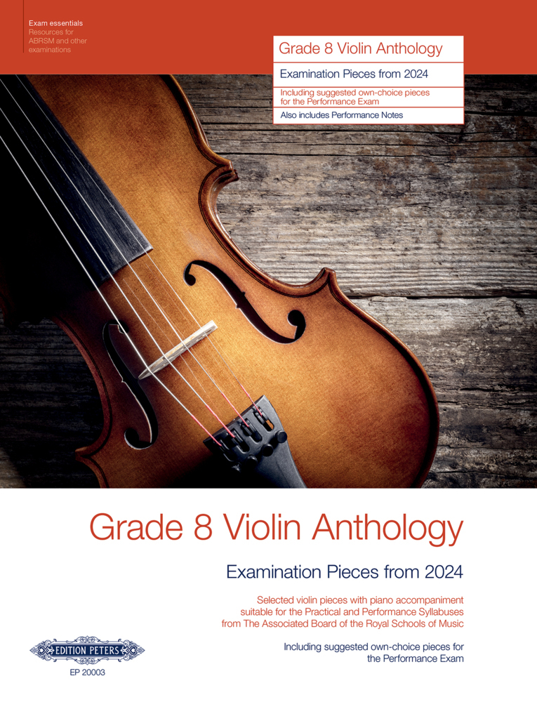Grade 8 Violin Anthology from 2024 main product photo