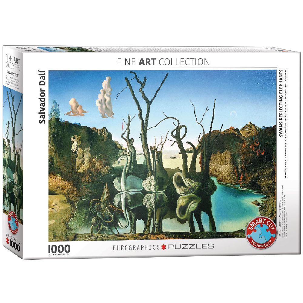 Schwäne spiegeln Elefanten von Salvador Dalí 1000 Teile main product photo