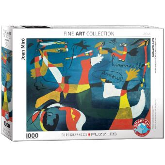 Schwalbe Liebe von Joan Miró 1000 Teile