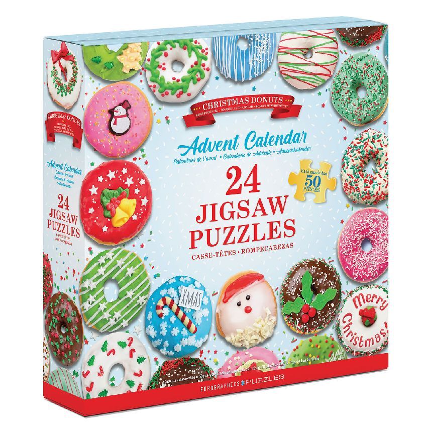 Puzzle Adventskalender - Christmas Donuts main product photo