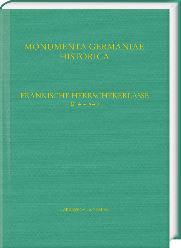 Fränkische Herrschererlasse (814-840). (Capitularia regum Francorum a. 814- a. 840), 2 Teile main product photo