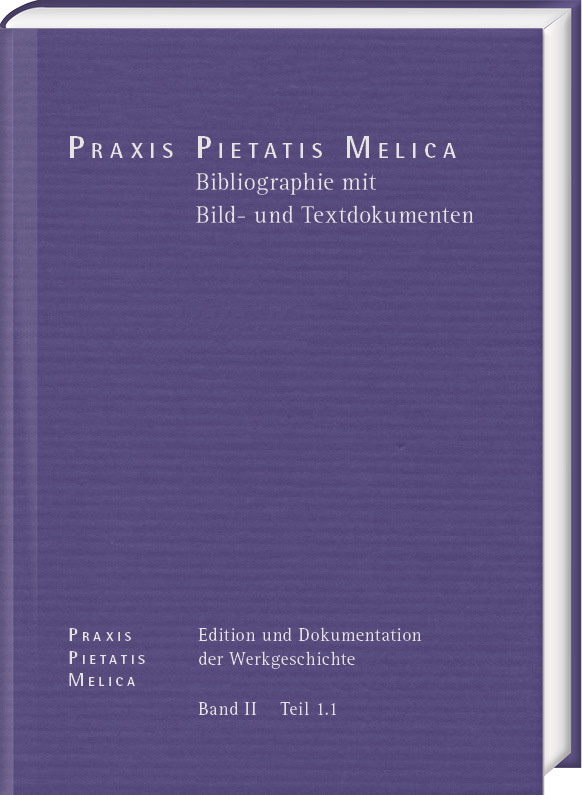 Johann Crüger: PRAXIS PIETATIS MELICA. Edition und Dokumentation der Werkgeschichte main product photo