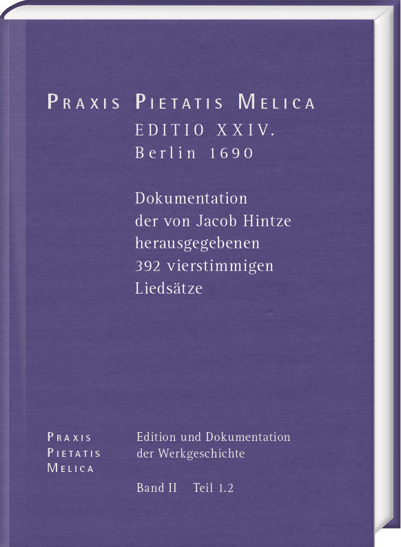 Johann Crüger: PRAXIS PIETATIS MELICA. Edition und Dokumentation der Werkgeschichte main product photo
