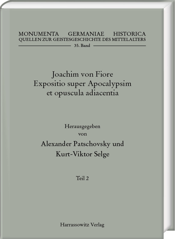 Joachim von Fiore, Expositio super Apocalypsim et opuscula adiacentia, 3 Teile main product photo