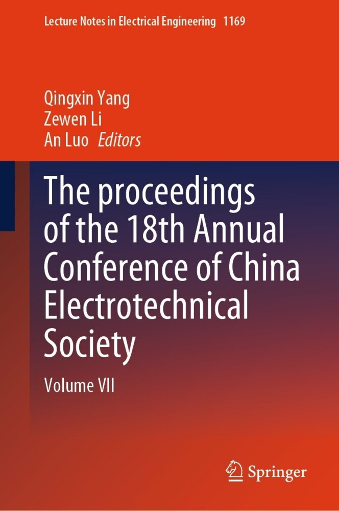 The proceedings of the 18th Annual Conference of China Electrotechnical Society main product photo
