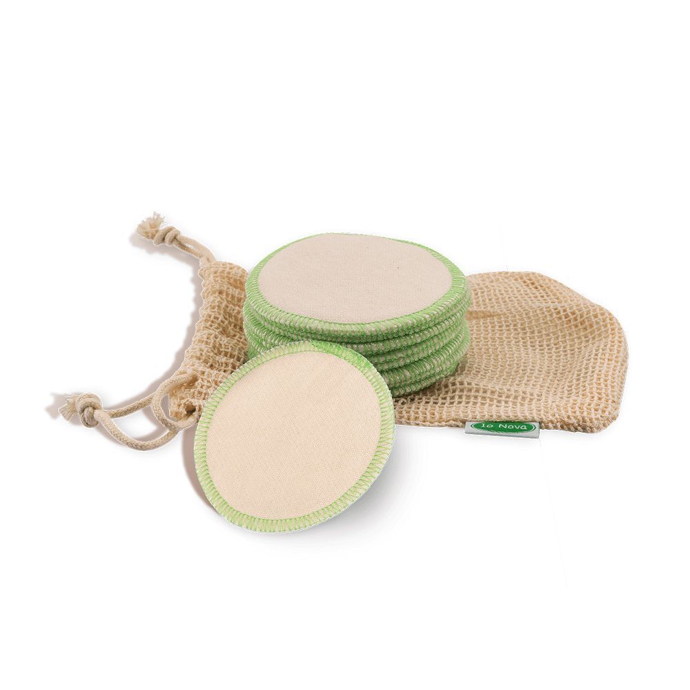 Wiederverwendbare Wattepads mit Wäschebeutel, 10er Set main product photo