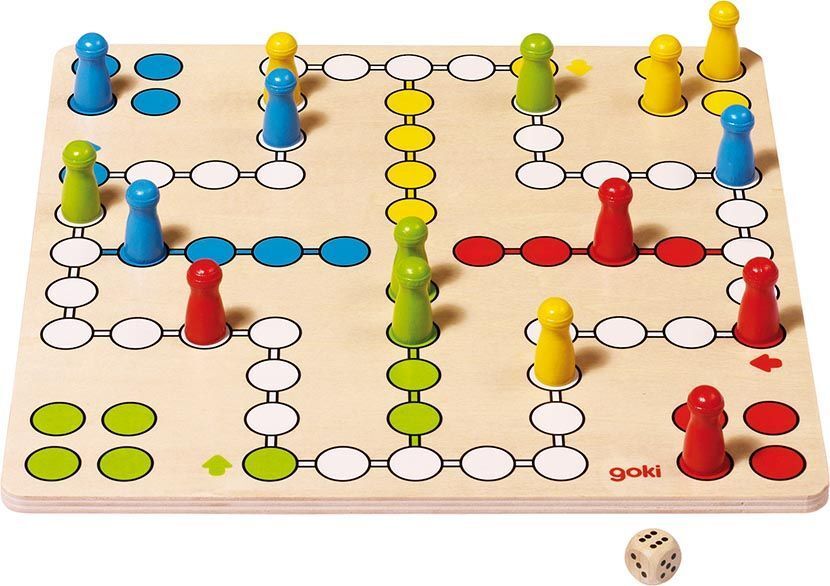 Brettspiel Ludo, goki basic. main product photo
