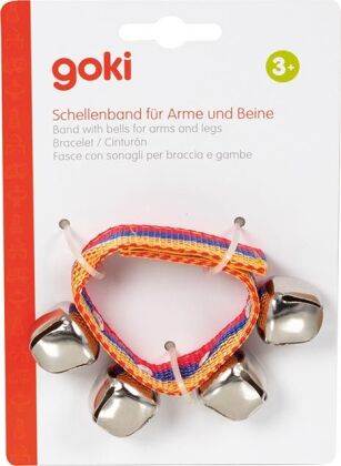 Schellenband für Arme und Beine mit 4 Glocken