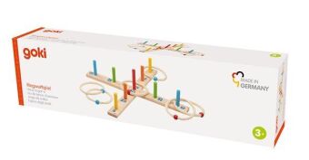 Ringwurfspiel mit 6 Sisalringen