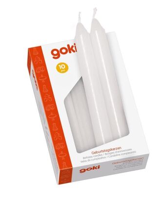 Geburtstagskerzen-Set (für Geburtstagskränze 106,Geburtstagskränze 108,55985,60721,60726,60706)