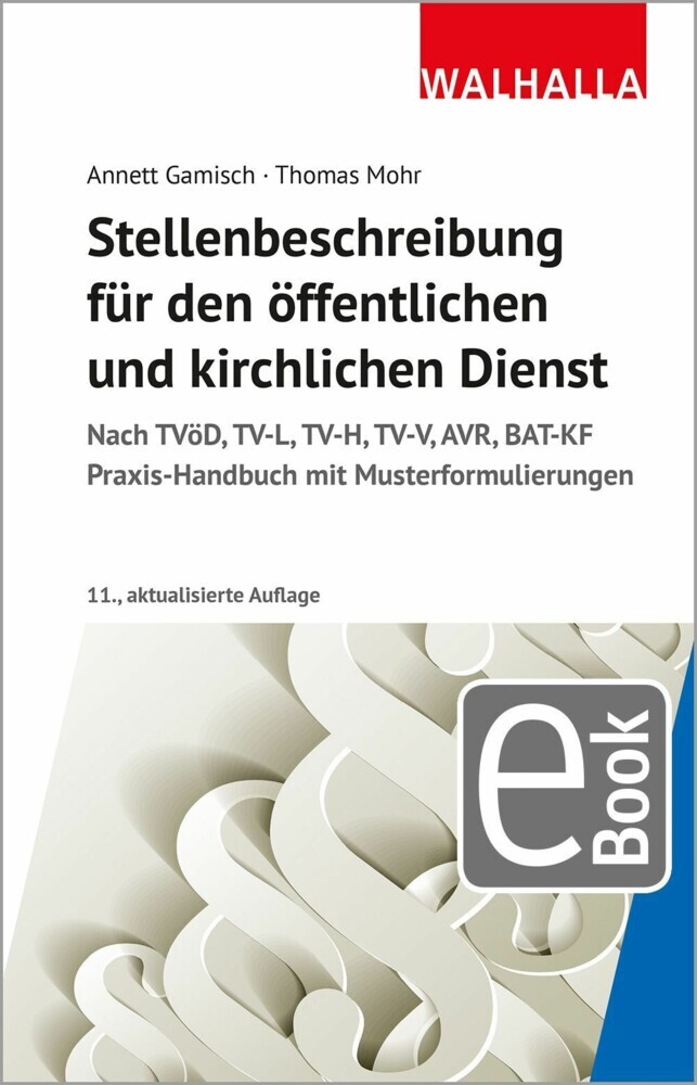 Stellenbeschreibung für den öffentlichen und kirchlichen Dienst main product photo