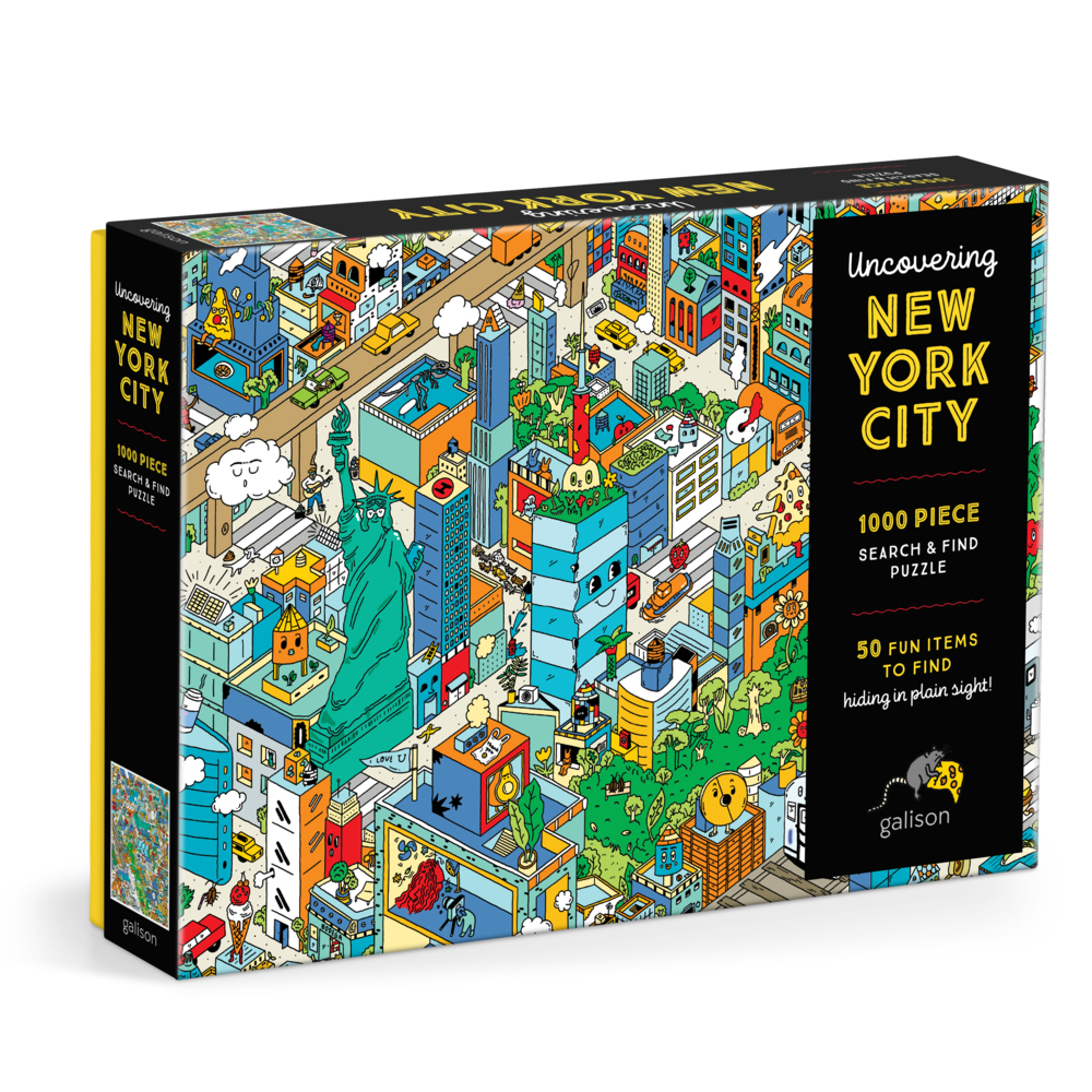 Uncovering New York City Search and Find 1000 Piece Puzzle main product photo