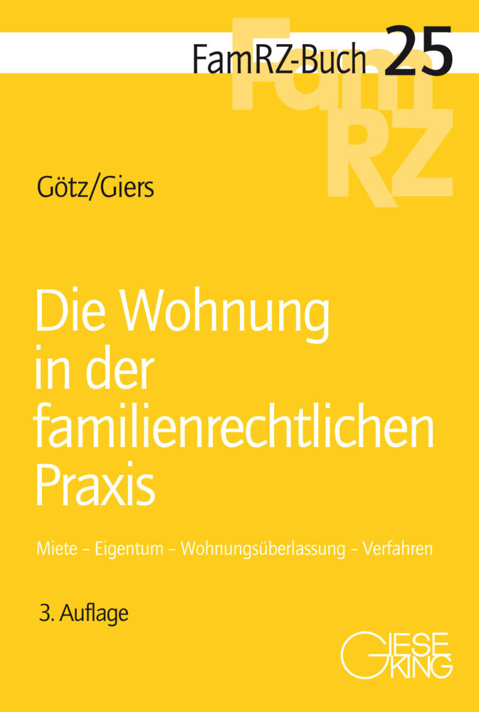 Die Wohnung in der familienrechtlichen Praxis main product photo
