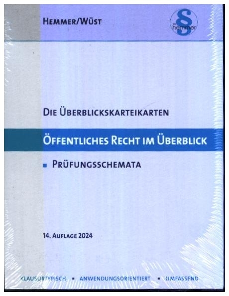 Überblickskarteikarten Offentliches Recht main product photo
