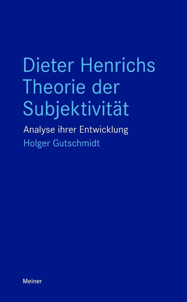 Dieter Henrichs Theorie der Subjektivität main product photo