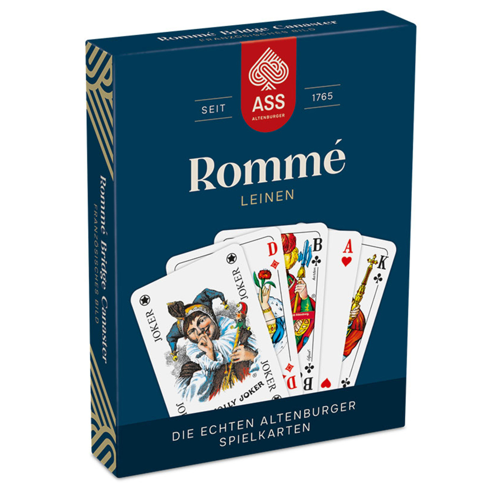 Rommé Leinenprägung, französisches Bild main product photo