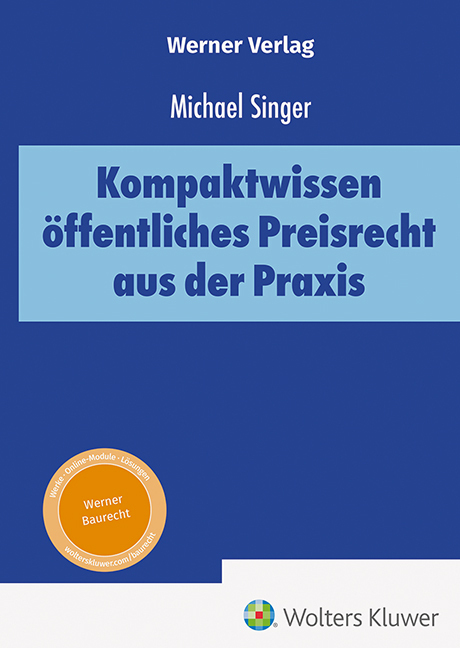 Kompaktwissen öffentliches Preisrecht aus der Praxis main product photo