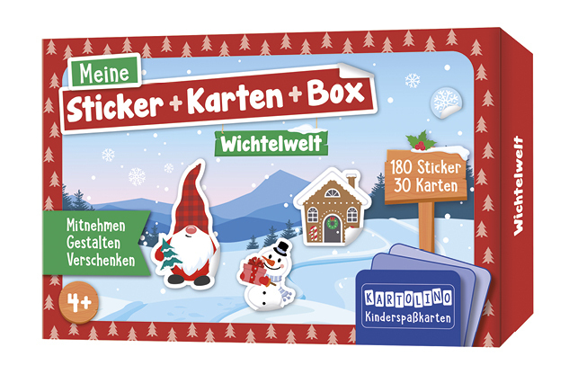 Meine Sticker + Karten + Box - Wichtelwelt, m. 1 Beilage main product photo