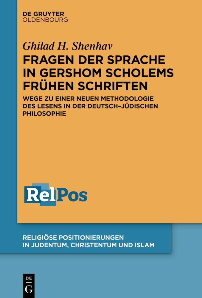 Fragen der Sprache in Gershom Scholems frühen Schriften main product photo