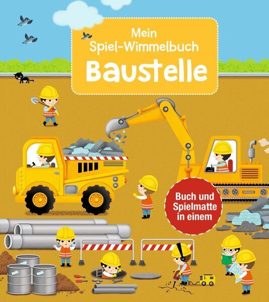 Mein Spiel-Wimmelbuch: Baustelle main product photo