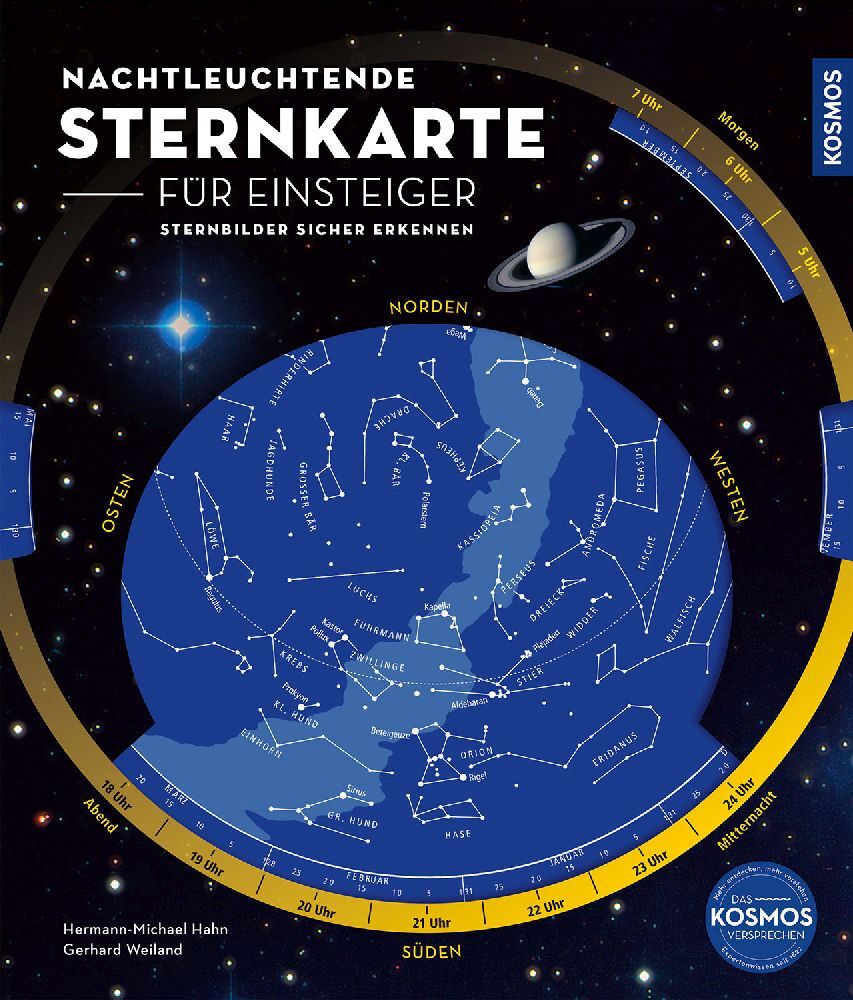 Nachtleuchtende Sternkarte für Einsteiger main product photo