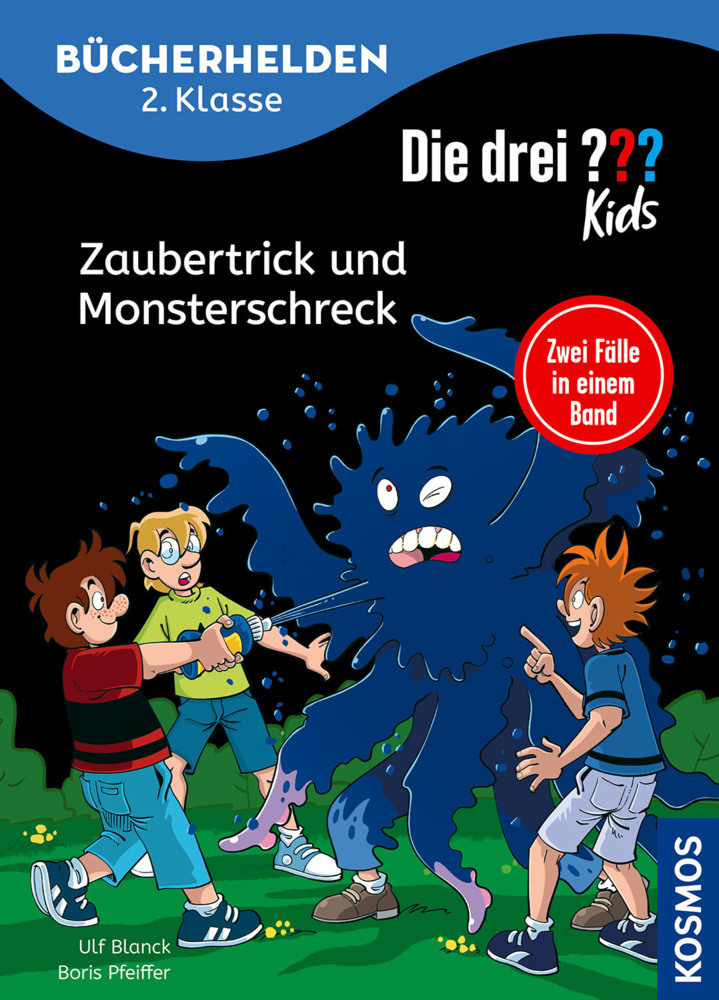 Die drei ??? Kids, Bücherhelden 2. Klasse, Doppelband 1, Zaubertrick und Monsterschreck main product photo