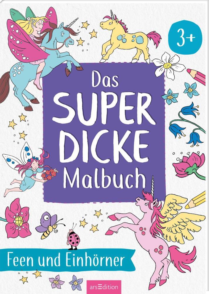 Das superdicke Malbuch - Feen und Einhörner main product photo