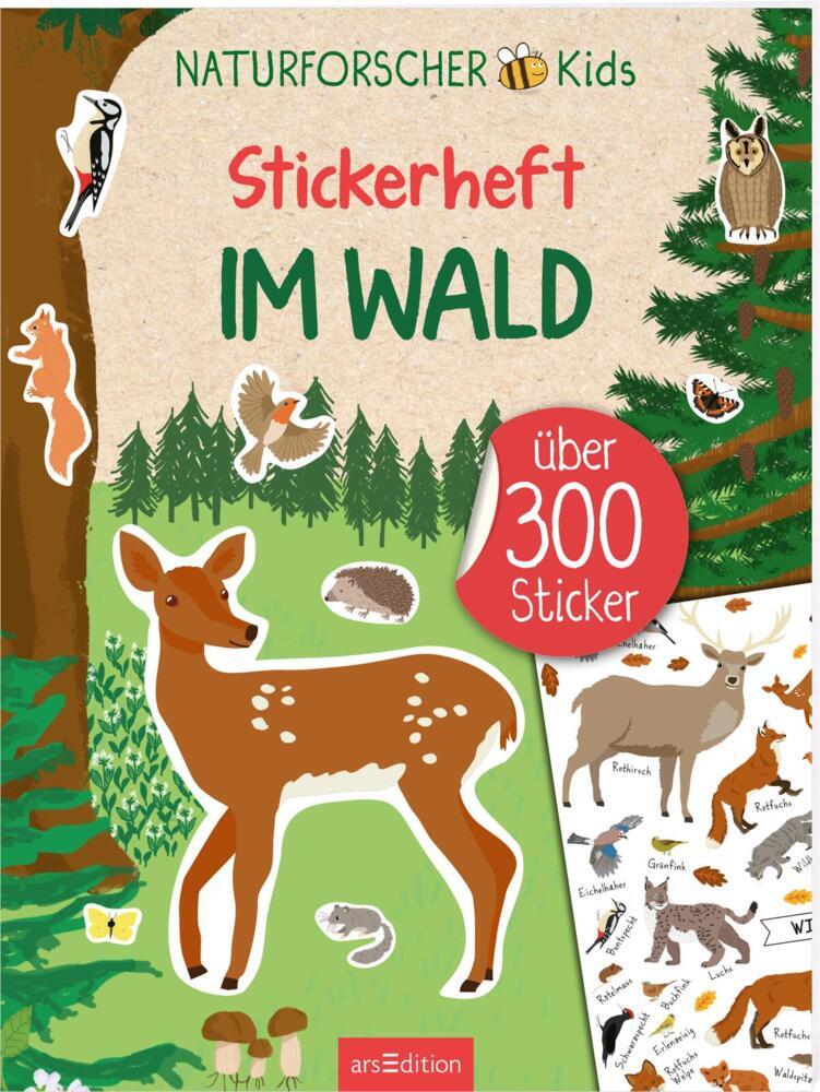Naturforscher-Kids - Stickerheft Im Wald main product photo