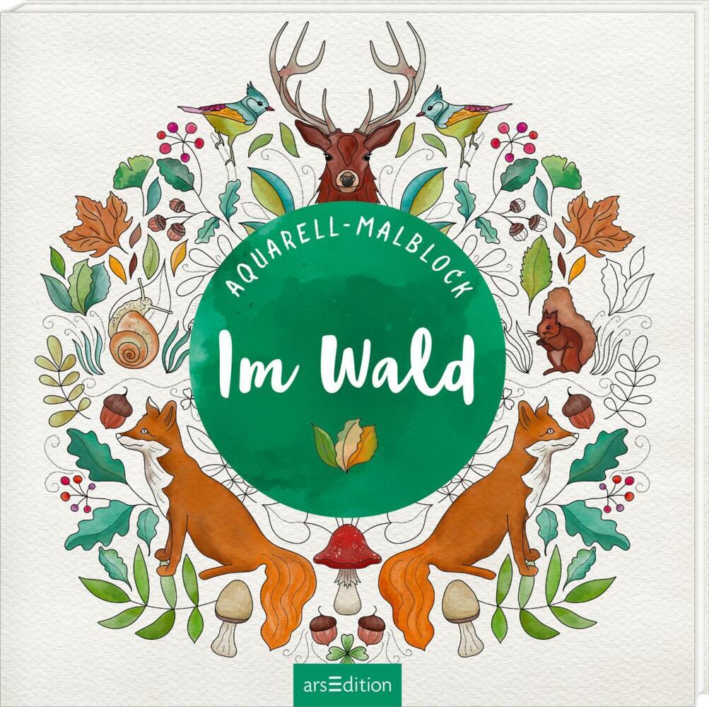 Aquarell-Malblock - Im Wald main product photo