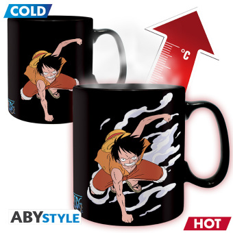 ONE PIECE-Mug Heat Change-Luffy & Ace
