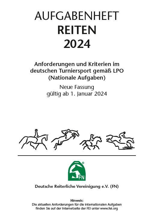 Aufgabenheft - Reiten 2024 main product photo