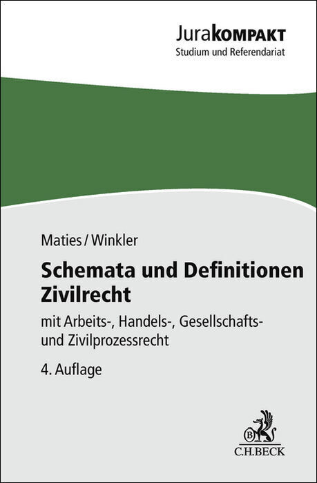 Schemata und Definitionen Zivilrecht main product photo