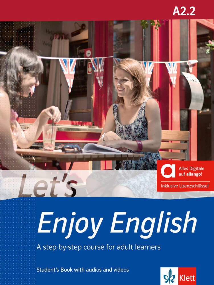 Let's Enjoy English A2.2 - Hybrid Edition allango, m. 1 Beilage main product photo