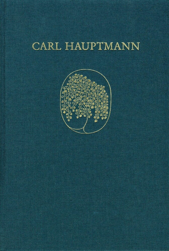 Carl Hauptmann: Sämtliche Werke / Band XV: Briefe I main product photo