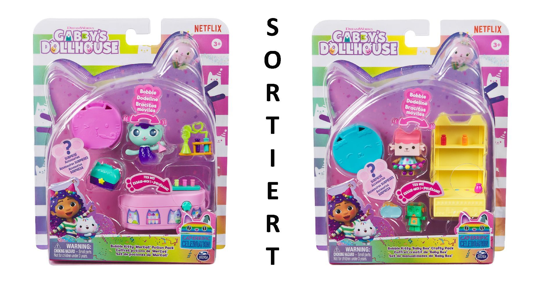 Gabby's Dollhouse Bobble Kitty Furniture Sortime Fix6 main product photo