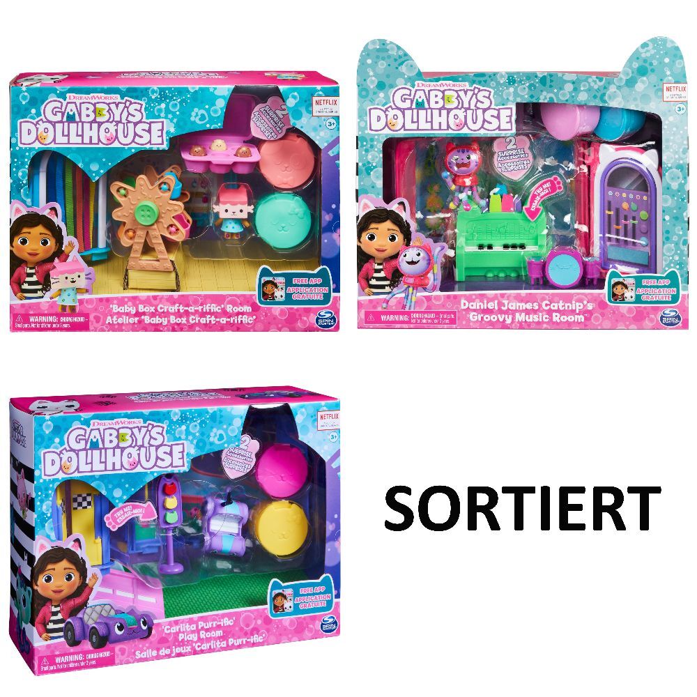 Gabby's Dollhouse Deluxe Room Sortiment Fix3 main product photo