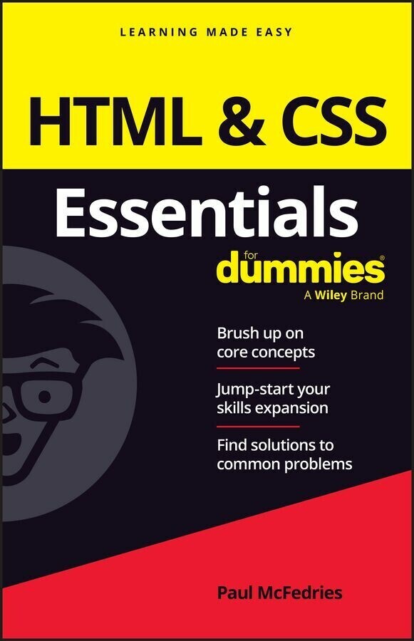 HTML & CSS Essentials For Dummies main product photo