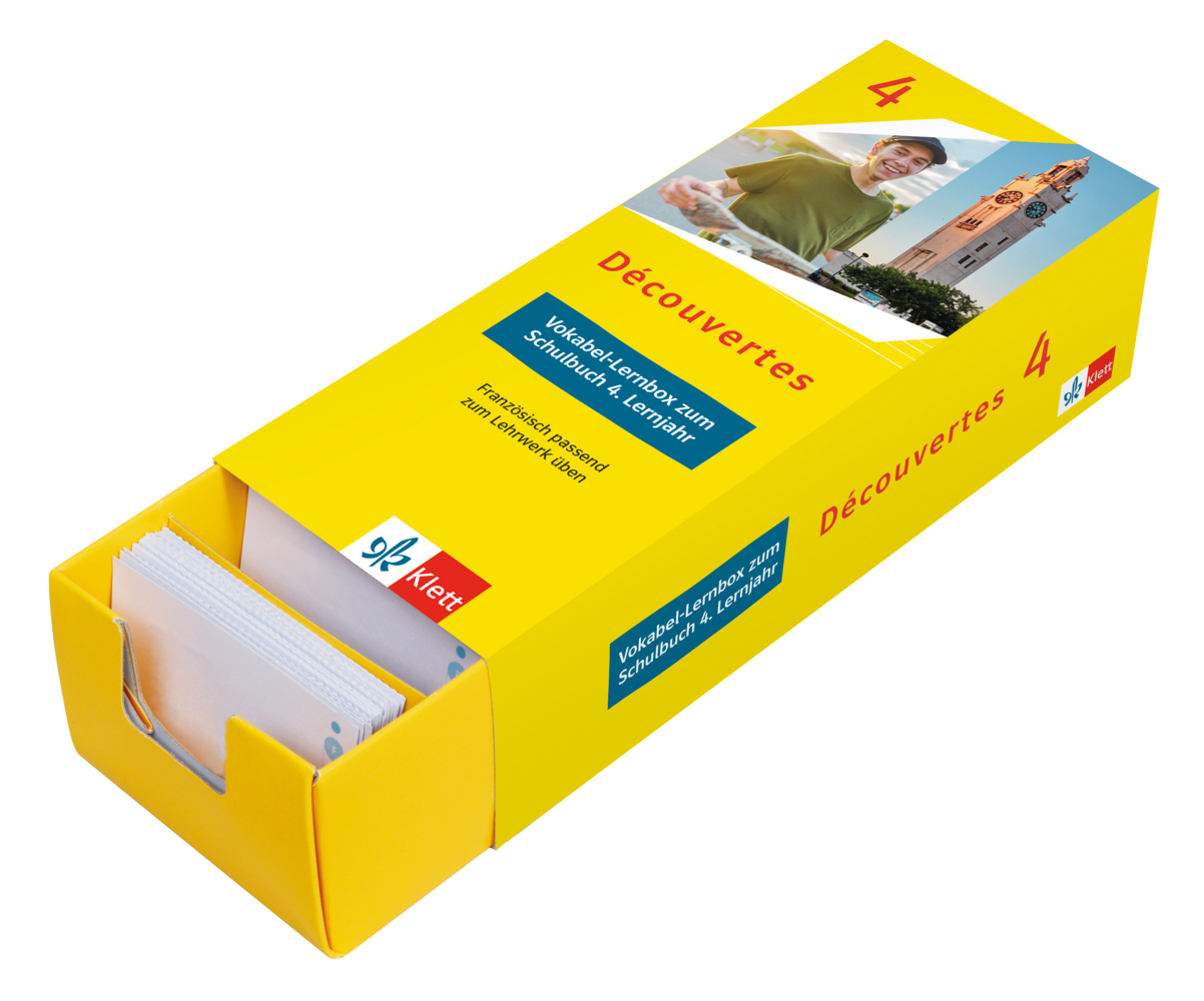 Découvertes 4 (ab 2020) - Vokabel-Lernbox zum Schulbuch 4. Lernjahr main product photo