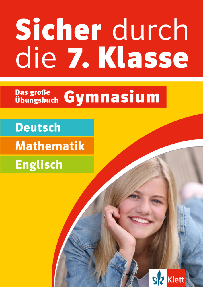 Klett Sicher durch die 7. Klasse - Deutsch, Mathematik, Englisch main product photo