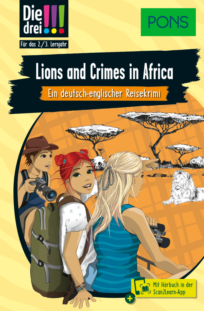 PONS Die Drei !!! Lions and Crimes in Africa main product photo