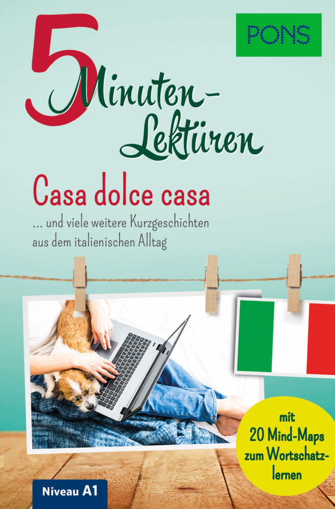 PONS 5-Minuten-Lektüren Italienisch A1 - Casa dolce casa main product photo