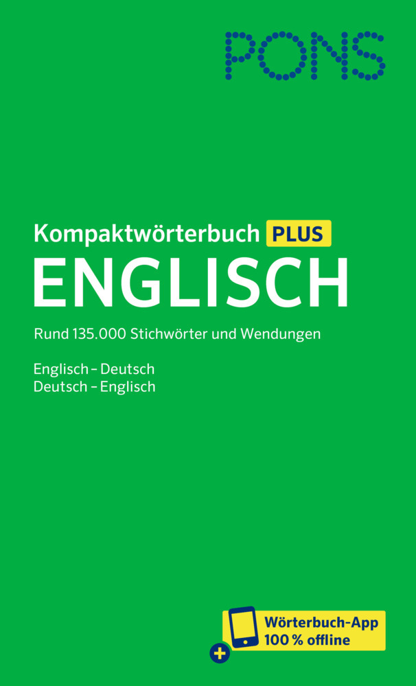 PONS Kompaktwörterbuch Englisch, m. Buch, m. Online-Zugang main product photo