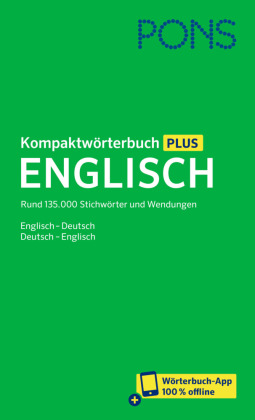 PONS Kompaktwörterbuch Englisch, m.  Buch, m.  Online-Zugang