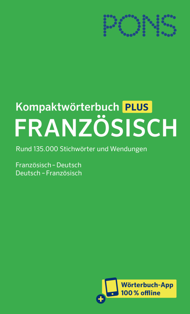 PONS Kompaktwörterbuch Französisch, m. Buch, m. Online-Zugang main product photo