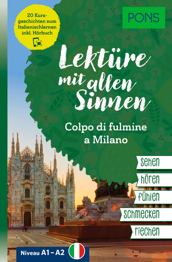 PONS Lektüre mit allen Sinnen: Colpo di fulmine a Milano main product photo