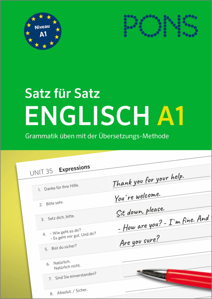 PONS Satz für Satz Englisch A1 main product photo