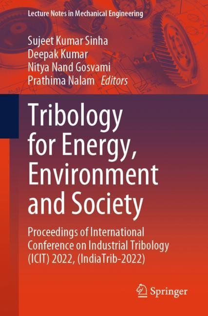 Tribology for Energy, Environment and Society main product photo