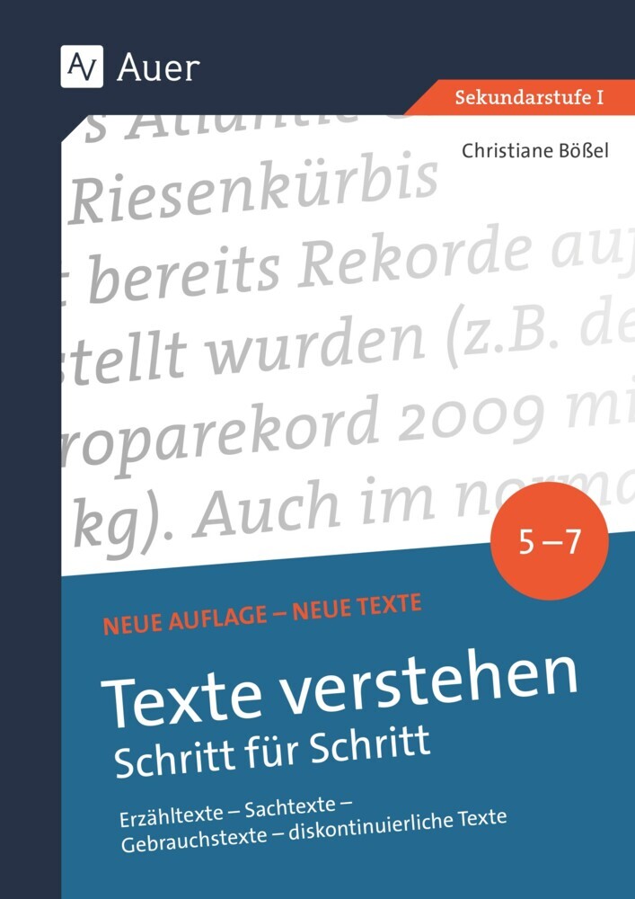 Texte verstehen - Schritt für Schritt Klasse 5-7 main product photo